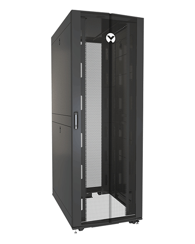 Bild von Vertiv VR3307SP Rack 48U Freistehendes Gestell Schwarz, Transparent