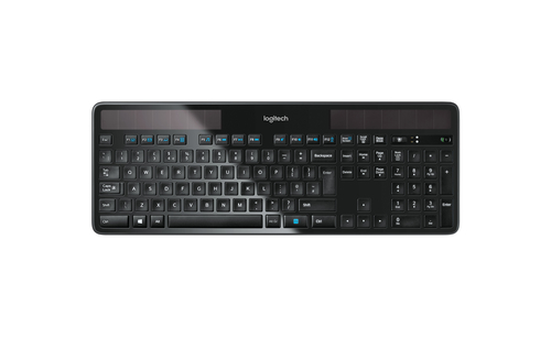 Bild von Logitech Wireless Solar Keyboard K750 Tastatur RF Wireless QWERTY UK Englisch Schwarz