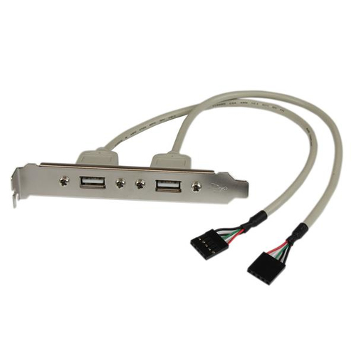 Bild von StarTech.com 2-Port USB A Slotblech-Adapter (Buchse)