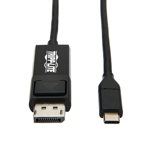 EATON TRIPPLITE USB-C to DisplayPort Adapter Cable M/M 4K 60Hz HDR Locking DP Connector 6ft. 1,8m