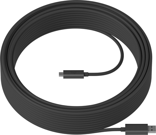 Bild von Logitech Strong USB Kabel 10 m USB 3.2 Gen 2 (3.1 Gen 2) USB A USB C Graphit