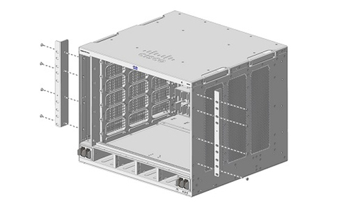 Bild von Cisco C9606-RACK-KIT= Ersatzteil für Netzwerkgerät Installations-Set