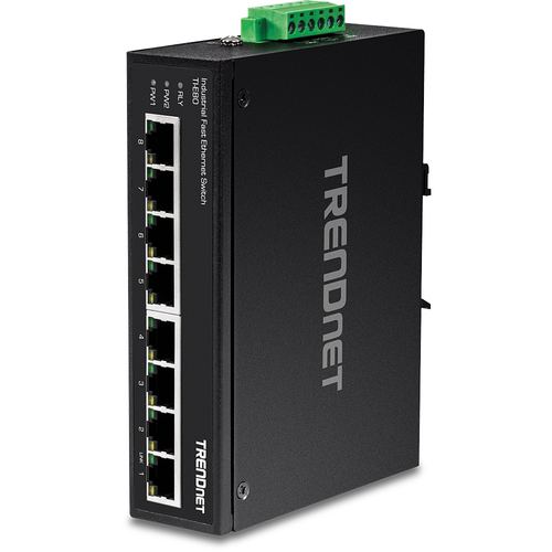 Bild von Trendnet TI-E80 Netzwerk-Switch Unmanaged Fast Ethernet (10/100) Schwarz