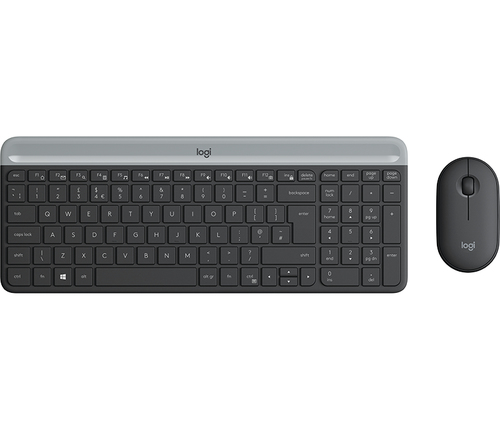 Bild von Logitech MK470 Tastatur Maus enthalten Universal RF Wireless AZERTY Belgisch Graphit