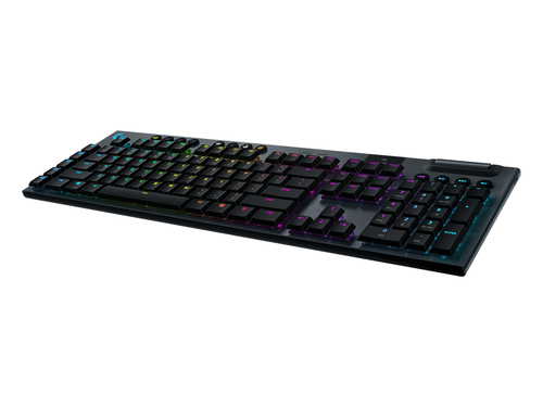 Bild von Logitech G G915 LIGHTSPEED Wireless RGB Mechanical Gaming Keyboard – GL Linear Tastatur RF Wireless + Bluetooth QWERTZ Deutsch Karbon