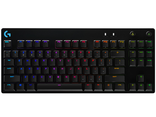 Bild von Logitech G Pro Gaming Tastatur USB Nordisch Schwarz