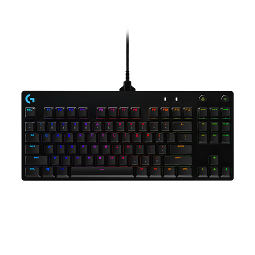 Bild von Logitech G Pro Gaming Tastatur USB QWERTY US International Schwarz