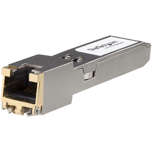 Bild von StarTech.com HPE JL563A kompatibles SFP+ Transceiver-Modul – 100/1000/10000BASE-TX