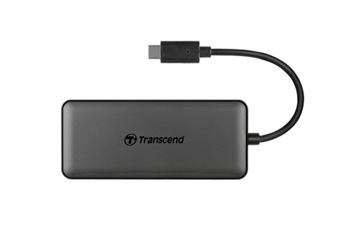 Bild von Transcend HUB5C USB 3.2 Gen 2 (3.1 Gen 2) Type-C Schwarz
