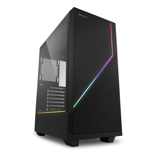 Bild von Sharkoon RGB FLOW Midi Tower Schwarz