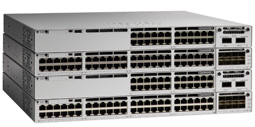 Bild von Cisco Catalyst C9300L-48UXG-2Q-E Netzwerk-Switch Managed L2/L3 10G Ethernet (100/1000/10000) Power over Ethernet (PoE) Grau