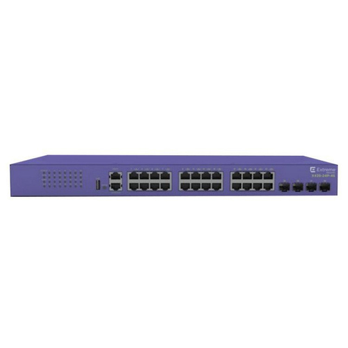 Bild von Extreme networks ExtremeSwitching X435 Managed Gigabit Ethernet (10/100/1000) Power over Ethernet (PoE) Violett