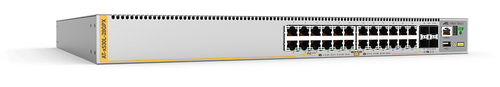 Bild von Allied Telesis AT-x530L-28GPX-50 Managed L3+ Gigabit Ethernet (10/100/1000) Power over Ethernet (PoE) 1U Grau