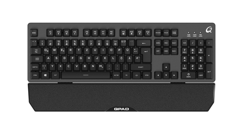 Bild von QPAD MK-40 Tastatur USB QWERTZ Deutsch Schwarz