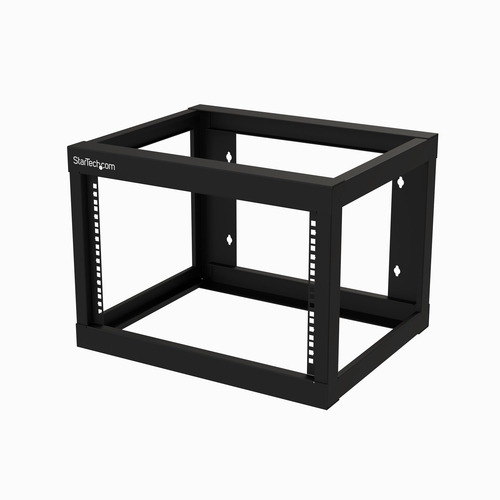 Bild von StarTech.com 2-Pfosten 6HE Heavy-Duty Wandmontage Netzwerk-Rack, 19&quot; Open Frame Server Rack, 18&quot; Tief, Wandmontage Daten-Rack für IT / AV / Patch Panel / Computer Geräte - Käfigmuttern und Schrauben inkl.