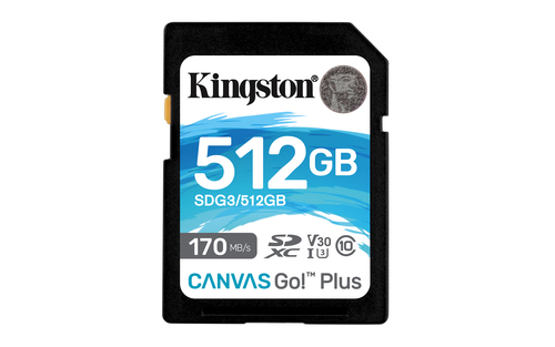 Bild von Kingston Technology Canvas Go! Plus 512 GB SD UHS-I Klasse 10