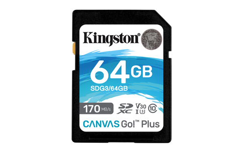 Bild von Kingston Technology Canvas Go! Plus 64 GB SD UHS-I Klasse 10