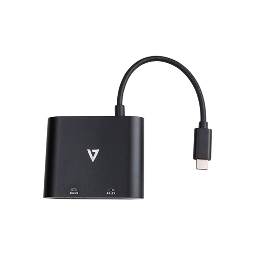 V7 Black USB C AdapterUSB to 2X HDMI - Kabel (V7UC-2HDMI-BLK)