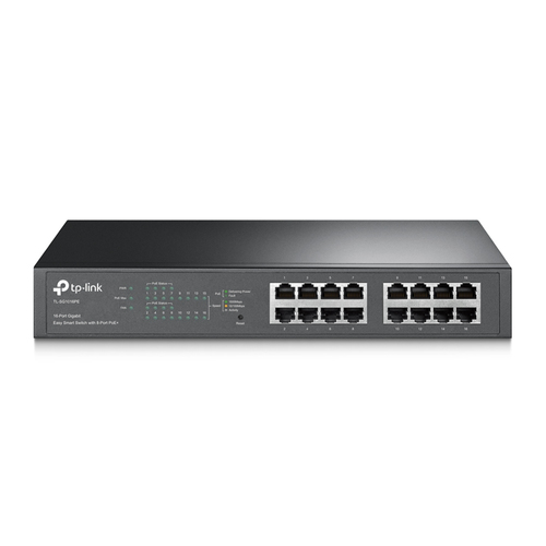 Bild von TP-Link TL-SG1016PE Netzwerk-Switch Managed L2 Gigabit Ethernet (10/100/1000) Power over Ethernet (PoE) Schwarz