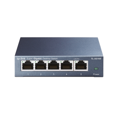 Bild von TP-Link TL-SG105 Netzwerk-Switch Unmanaged L2 Gigabit Ethernet (10/100/1000) Schwarz