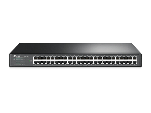 Bild von TP-Link TL-SF1048 Netzwerk-Switch Unmanaged Fast Ethernet (10/100) 1U Schwarz