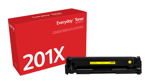 Bild von Everyday ™ Gelb Toner von Xerox, kompatibel mit HP 201X (CF402X/ CRG-045HY), High capacity