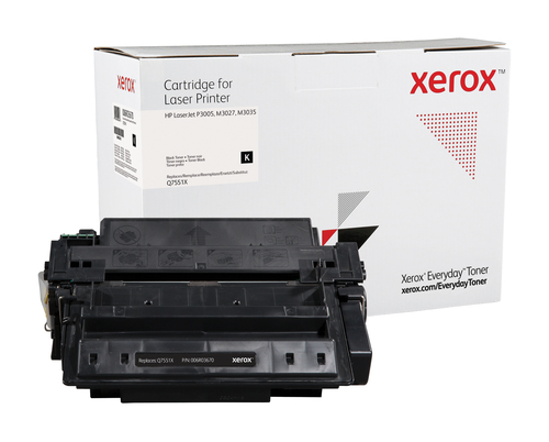 Bild von Everyday ™ Schwarz Toner von Xerox, kompatibel mit HP 51X (Q7551X), High capacity