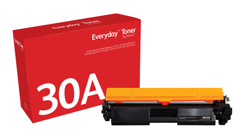 Bild von Everyday ™ Schwarz Toner von Xerox, kompatibel mit HP 30A (CF230A/ CRG-051), Standardkapazität