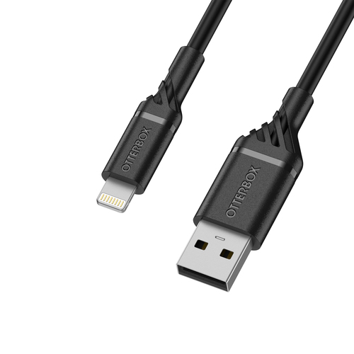 Bild von OtterBox Cable USB A-Lightning 1M, schwarz