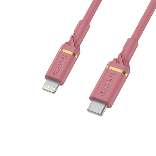 Bild von OtterBox Cable USB C-Lightning 1M USB-PD, Mauve Rose