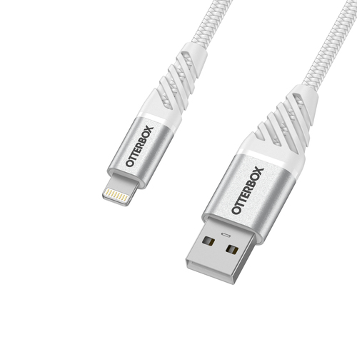 Bild von OtterBox Premium Cable USB A-Lightning 1M, Cloud Sky White