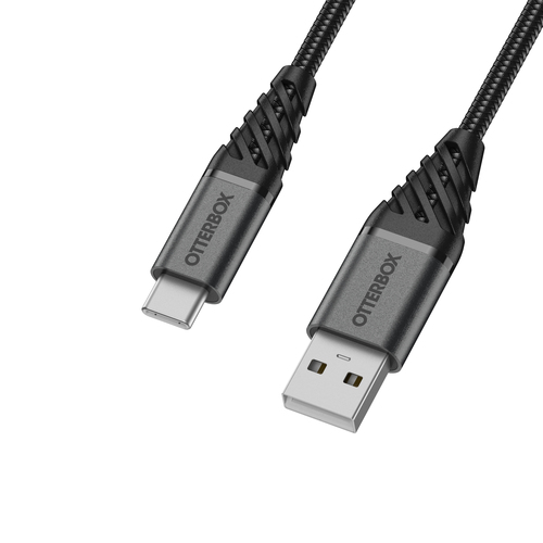 Bild von OtterBox Premium Cable USB A-C 1M, schwarz