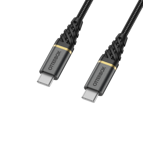 Bild von OtterBox Premium Cable USB C-C 1M USB-PD, schwarz