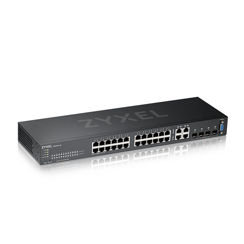 Bild von Zyxel GS2220-28-EU0101F Netzwerk-Switch Managed L2 Gigabit Ethernet (10/100/1000) Schwarz