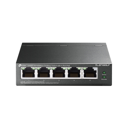 Bild von TP-Link 5-Port 10/100Mbps Desktop Switch mit 4-Port PoE