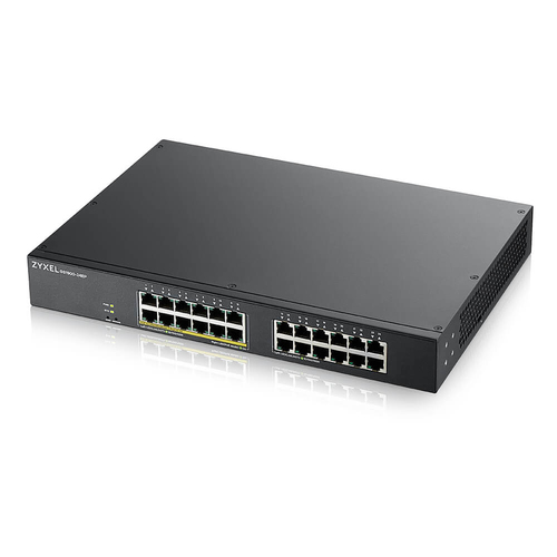 Bild von Zyxel GS1900-24EP Managed L2 Gigabit Ethernet (10/100/1000) Power over Ethernet (PoE) Schwarz