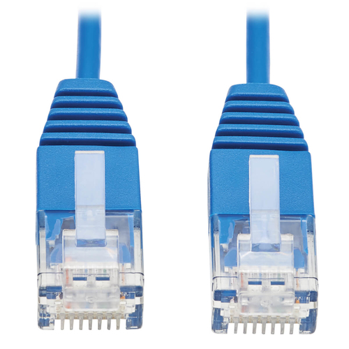 EATON TRIPPLITE Cat6 Gigabit Molded Ultra-Slim UTP Ethernet Cable RJ45m/M Blue 6Zoll 15,24cm