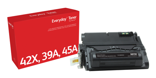 Bild von Everyday ™ Mono Toner von Xerox, kompatibel mit HP 42X/39A/45A (Q5942X/ Q1339A/ Q5945A), Standardkapazität