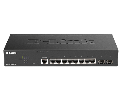 Bild von D-Link DGS-2000-10 Netzwerk-Switch Managed L2/L3 Gigabit Ethernet (10/100/1000) 1U Schwarz