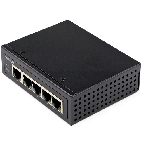 Bild von StarTech.com Industrial 5 Port Gigabit PoE Switch - 30W - Power Over Ethernet Switch - GbE PoE+ Unmanaged Switch - Rugged High Power Gigabit Network Switch IP-30/ -40&deg;C bis 75&deg;C