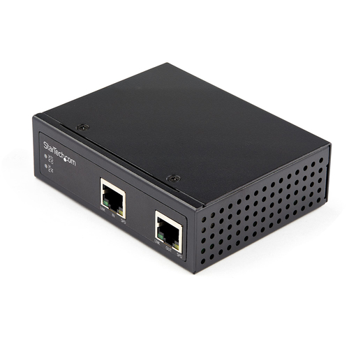 Bild von StarTech.com Industrial 1 Port Power over Ethernet Gigabit Extender - 60W 802.3bt PoE /PoE+/ PoE++ - 100m - Gigabit PoE Repeater - IP-30 - -40&deg;C bis 75&deg;C