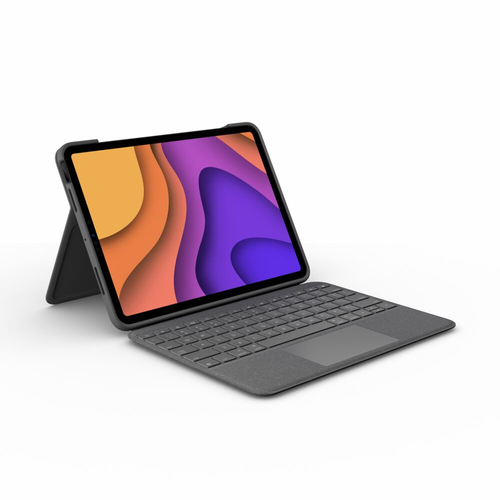 Bild von Logitech Folio Touch QWERTY Italienisch Smart Connector Grau