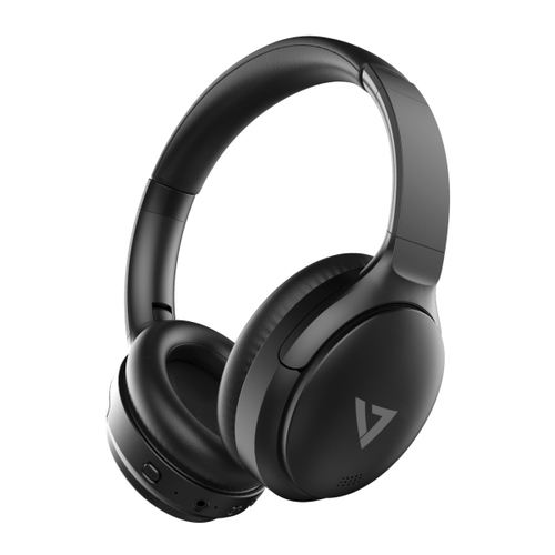 Bild von V7 HB800ANC Kopfhörer & Headset Kabellos Kopfband Anrufe/Musik USB Typ-C Bluetooth Schwarz