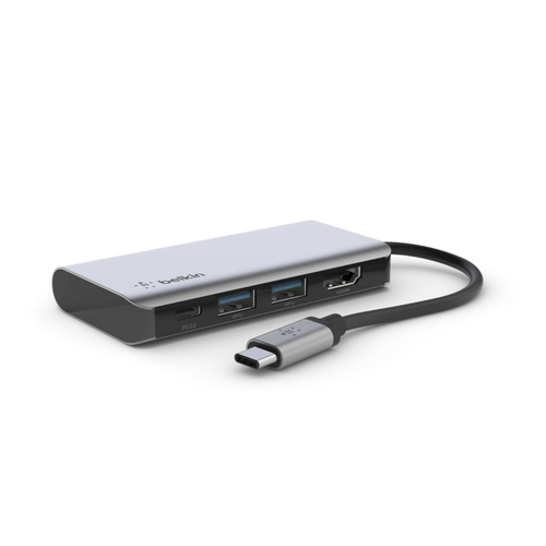 Bild von Belkin AVC006btSGY USB 3.2 Gen 1 (3.1 Gen 1) Type-C Silber