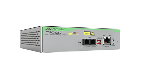 Bild von Allied Telesis AT-PC200/SC-960 Netzwerk Medienkonverter 100 Mbit/s Grau