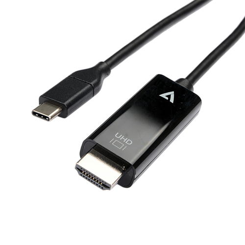 V7 UCHDMI-2M Videokabel-Adapter USB Typ-C HDMI Schwarz (V7UCHDMI-2M)