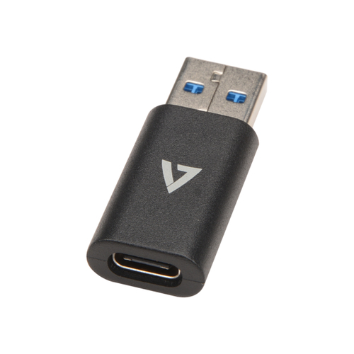 Bild von V7 V7USB3AC Kabeladapter USB A USB C Schwarz