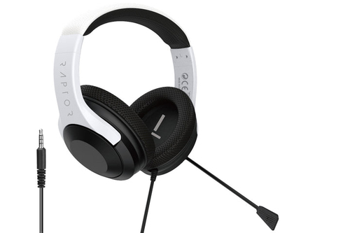 Bild von Raptor Gaming RG-H300-W Kopfhörer & Headset Kabelgebunden Kopfband Schwarz, Weiß