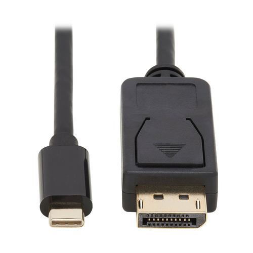 EATON TRIPPLITE USB-C to DisplayPort Bi-Directional Active Adapter Cable M/M 4K 60 Hz HDR Locking DP