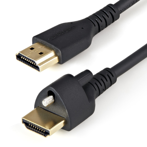 HDMI CABLE WITH LOCKING SCREW